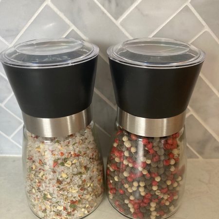 Salt & Pepper Grinders, Pair - Filled